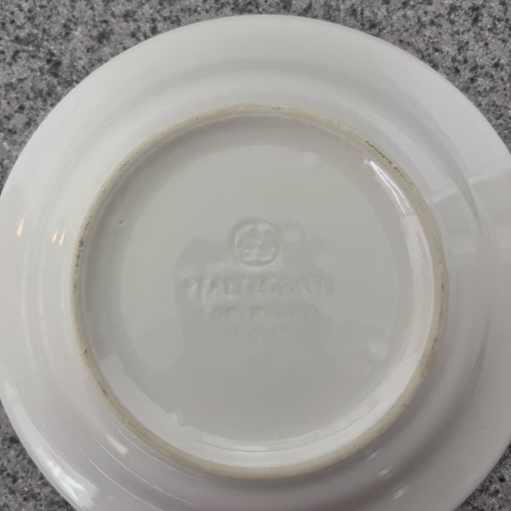 Pfaltzgraff Acadia Pattern White Cup and Saucer Sets - Picture 6 of 16